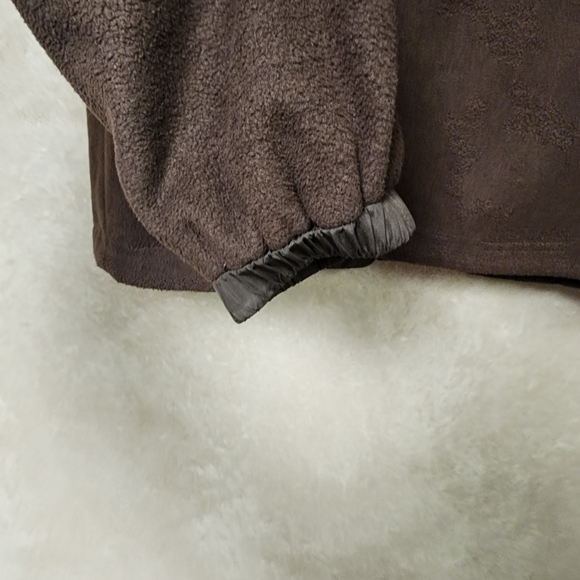 Cg.l.cg Chocolate Brown Puffer Vest With Reversible Under Jacket Size La… - Picture 12 of 13